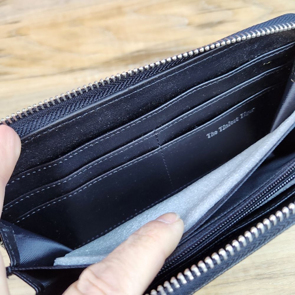 🔸️NWOT Black Faux Leather Refined Cat Wallet/Wristlet - Picture 5 of 9